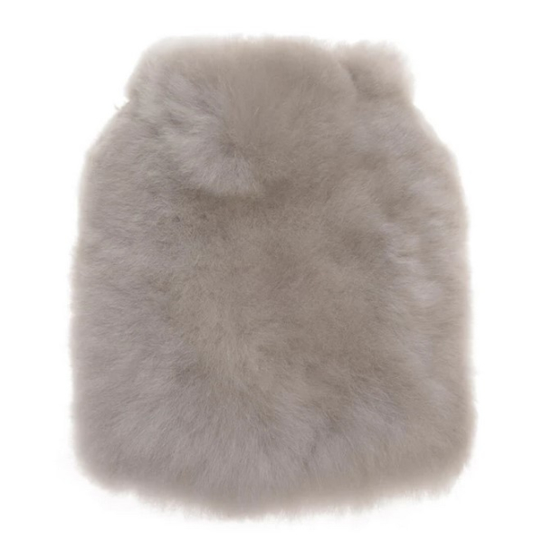 Weich CALMO Wärmeflasche silver grey mini